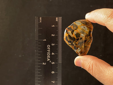 PIETERSITE Tumbled Stone - Tigers Eye, Housewarming Gift, Rustic Home Decor, 45724-Throwin Stones