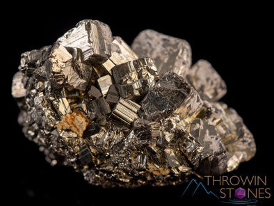 PYRITE Raw Crystal Cluster - Housewarming Gift, Home Decor, Raw Crystals and Stones, 40312-Throwin Stones