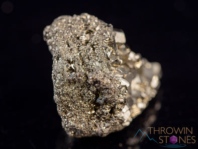 PYRITE Raw Crystal Cluster - Housewarming Gift, Home Decor, Raw Crystals and Stones, 40314-Throwin Stones