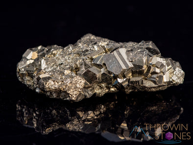 PYRITE Raw Crystal Cluster - Housewarming Gift, Home Decor, Raw Crystals and Stones, 40317-Throwin Stones