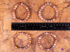 Peach MOONSTONE Crystal Bracelet - Round Beads - Beaded Bracelet, Handmade Jewelry, Healing Crystal Bracelet, E0587-Throwin Stones