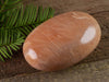 Peach MOONSTONE Crystal Palm Stone - Worry Stone, Self Care, Healing Crystals and Stones, E0840-Throwin Stones