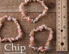 Peruvian PINK OPAL Crystal Bracelet - Chip Beads - Beaded Bracelet, Handmade Jewelry, Healing Crystal Bracelet, E0642-Throwin Stones