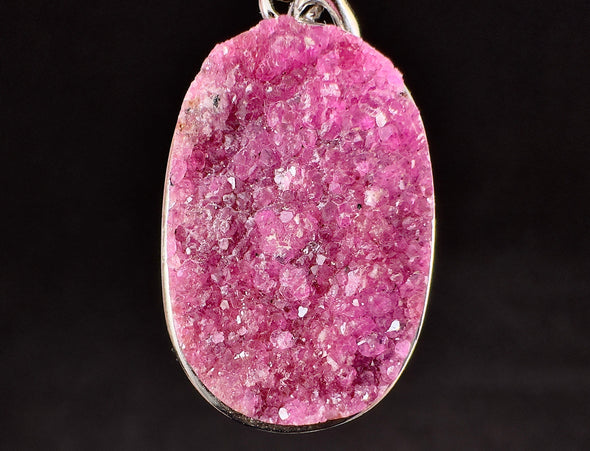 Pink COBALTOAN CALCITE Crystal Pendant - Sterling Silver - Fine Jewelry, Healing Crystals and Stones, 54632-Throwin Stones