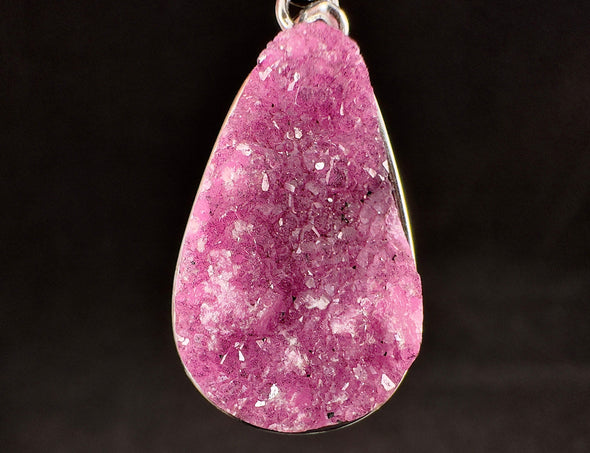 Pink COBALTOAN CALCITE Crystal Pendant - Sterling Silver - Fine Jewelry, Healing Crystals and Stones, 54634-Throwin Stones