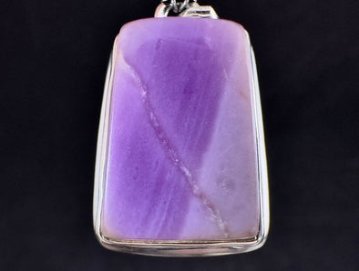 Pink Gel SUGILITE Crystal Pendant - Sterling Silver, Cabochon - Fine Jewelry, Healing Crystals and Stones, 54545-Throwin Stones