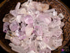 Pink KUNZITE Crystal Chips - Small Crystals, Gemstones, Jewelry Making, Tumbled Crystals, E1880-Throwin Stones