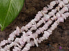 Pink KUNZITE Crystal Necklace - Chip Beads - Long Crystal Beaded Necklace, Handmade Jewelry, E0818-Throwin Stones