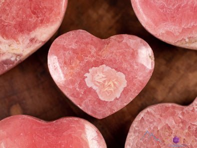 Pink RHODOCHROSITE Crystal Heart - Self Care, Mom Gift, Home Decor, Healing Crystals and Stones, E1948-Throwin Stones