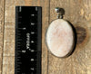 Pink SCOLECITE Gemstone Pendant - India - Authentic Scolecite Polished Crystal Jewelry, 53834-Throwin Stones