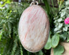 Pink SCOLECITE Gemstone Pendant - India - Authentic Scolecite Polished Crystal Jewelry, 53838-Throwin Stones