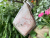 Pink SCOLECITE Gemstone Pendant - India - Authentic Scolecite Polished Crystal Jewelry, 53854-Throwin Stones