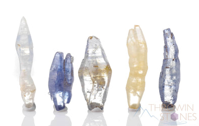 Pink Yellow Blue Raw SAPPHIRE Crystals - Birthstones, Gemstones, Unique Gift, Jewelry Making, 37840-Throwin Stones
