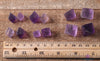 Purple FLUORITE Raw Crystal Octahedrons - Sacred Geometry, Metaphysical, Healing Crystals and Stones, E0623-Throwin Stones