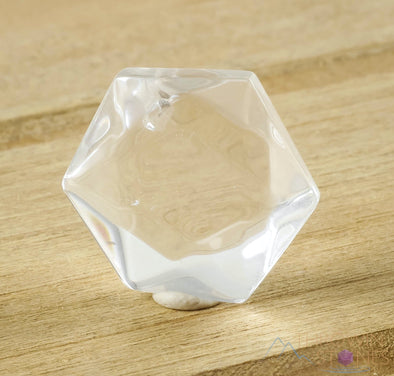 QUARTZ Crystal Prism Hexagon - Sacred Geometry, Metaphysical, Healing Crystals and Stones, E0127-Throwin Stones