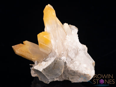 QUARTZ Mango Raw Crystal Cluster - Housewarming Gift, Home Decor, Raw Crystals and Stones, 39221-Throwin Stones