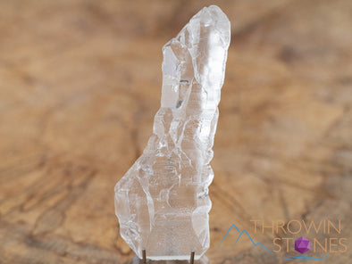 QUARTZ Raw Crystal Point - Housewarming Gift, Home Decor, Raw Crystals and Stones, 41209-Throwin Stones