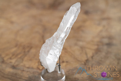 QUARTZ Raw Crystal Point - Housewarming Gift, Home Decor, Raw Crystals and Stones, 41209-Throwin Stones