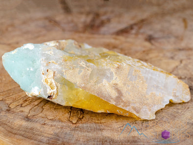 QUARTZ Raw Crystal w COPPER FUCHSITE - Housewarming Gift, Home Decor, Raw Crystals and Stones, 41875-Throwin Stones