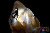 QUARTZ Raw Crystal w Orange Rutile - Housewarming Gift, Home Decor, Raw Crystals and Stones, 41878-Throwin Stones