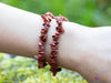 RED JASPER Crystal Bracelet - Chip Beads - Beaded Bracelet, Handmade Jewelry, Healing Crystal Bracelet, E1765-Throwin Stones