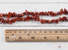 RED JASPER Crystal Necklace - Chip Beads - Long Crystal Necklace, Beaded Necklace, Handmade Jewelry, E0816-Throwin Stones