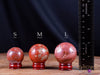 RED JASPER Crystal Sphere - Crystal Ball, Housewarming Gift, Home Decor, E1960-Throwin Stones