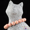 RHODOCHROSITE Crystal Bracelet, High Grade Banded Rhodochrosite Jewelry - Beaded Bracelet, Handmade Jewelry, Healing Crystal Bracelet, 38961-Throwin Stones