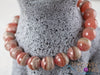 RHODOCHROSITE Crystal Bracelet, High Grade Banded Rhodochrosite Jewelry - Beaded Bracelet, Handmade Jewelry, Healing Crystal Bracelet, 38968-Throwin Stones