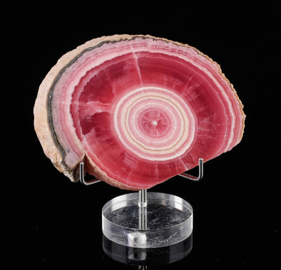 RHODOCHROSITE Crystal - Stalactite Slice - Home Decor, Unique Gift, Healing Crystals and Stones, 37762-Throwin Stones