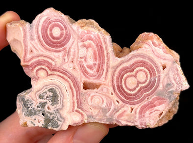 RHODOCHROSITE Crystal Stalactite Slice - Rhodochrosite Specimen, Raw Crystals and Stones, 52435-Throwin Stones