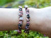 RHODONITE Crystal Bracelet - Chip Beads - Beaded Bracelet, Handmade Jewelry, Healing Crystal Bracelet, E1778-Throwin Stones