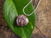 RHODONITE Crystal Heart Pendant - Crystal Pendant, Handmade Jewelry, Healing Crystals and Stones, E0703-Throwin Stones