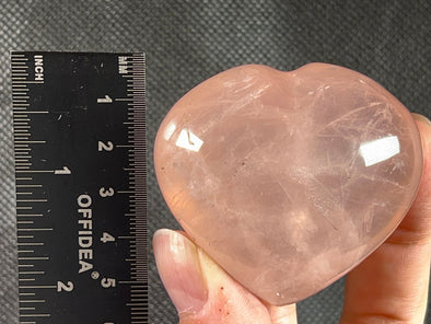 ROSE QUARTZ Crystal Heart - AA Grade - Self Care, Mom Gift, Home Decor, Healing Crystals and Stones, 51989-Throwin Stones