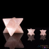 ROSE QUARTZ Crystal Merkaba - Star, Sacred Geometry, Metaphysical, Healing Crystals and Stones, E0878-Throwin Stones