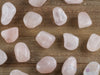 ROSE QUARTZ Tumbled Stones - Tumbled Crystals, Birthstone, Self Care, Healing Crystals and Stones, E1407-Throwin Stones