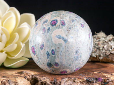 RUBY FUCHSITE Crystal Sphere - Large Crystals, Crystal Ball, Housewarming Gift, Home Decor, 38836-Throwin Stones