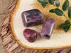 RUBY Tumbled Stones - Tumbled Crystals, Birthstone, Self Care, Healing Crystals and Stones, E0856-Throwin Stones