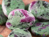 RUBY ZOISITE STONE Crystal Worry Stone - Tumbled Crystals, Self Care, Healing Crystals and Stones, E1829-Throwin Stones