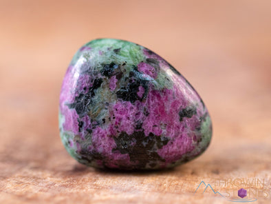 RUBY ZOISITE Tumbled Stones - Tumbled Crystals, Birthstone, Self Care, Healing Crystals and Stones, E0151-Throwin Stones