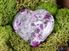 RUBY in Matrix Crystal Heart - Self Care, Mom Gift, Home Decor, Healing Crystals and Stones, E1000-Throwin Stones