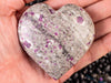 RUBY in Matrix Crystal Heart - Self Care, Mom Gift, Home Decor, Healing Crystals and Stones, E1000-Throwin Stones