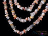 RUTILATED QUARTZ Crystal Necklace - Chip Beads - Long Crystal Necklace, Beaded Necklace, Handmade Jewelry, E1787-Throwin Stones