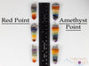 Rainbow CHAKRA Crystal Pendant - Crystal Points, Handmade Jewelry, Healing Crystals and Stones, E2123-Throwin Stones