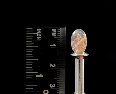 Rainbow Lattice SUNSTONE Crystal Cabochon - Oval - Gemstones, Jewelry Making, Crystals, 52044-Throwin Stones