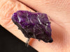 Raw AA SUGILITE Crystal Ring - Adjustable, Sterling Silver - Crystal Ring, Cocktail Ring, Boho Jewelry, 54677-Throwin Stones