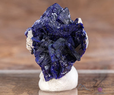 Raw AZURITE Crystal Cluster - Raw Rocks and Minerals, Home Decor, Unique Gift, 39078-Throwin Stones