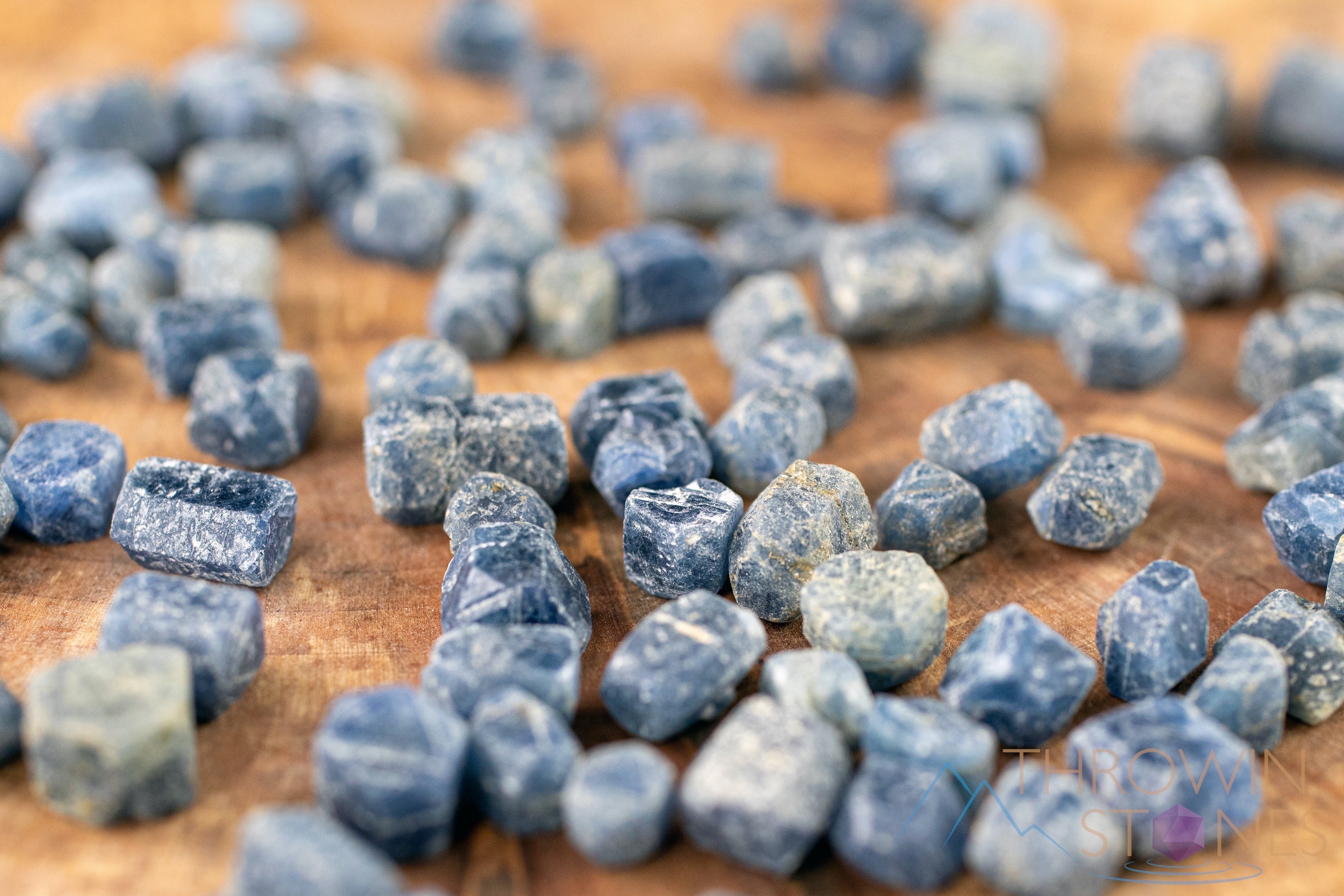 Blue CHALCEDONY Crystal Chips - Small Crystals, Gemstones, Jewelry Mak –  Throwin Stones