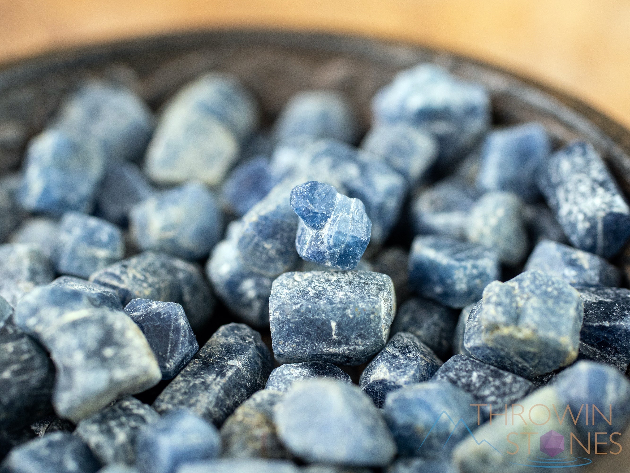 Blue CHALCEDONY Crystal Chips - Small Crystals, Gemstones, Jewelry Mak –  Throwin Stones