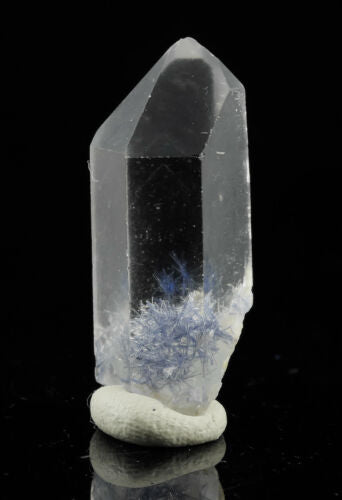 Raw DUMORTIERITE Acicular in QUARTZ Crystal - Metaphysical, Raw Rocks and Minerals, Home Decor, 36927-Throwin Stones